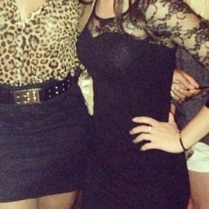 H&M Beautiful Sexy Black Lace dress